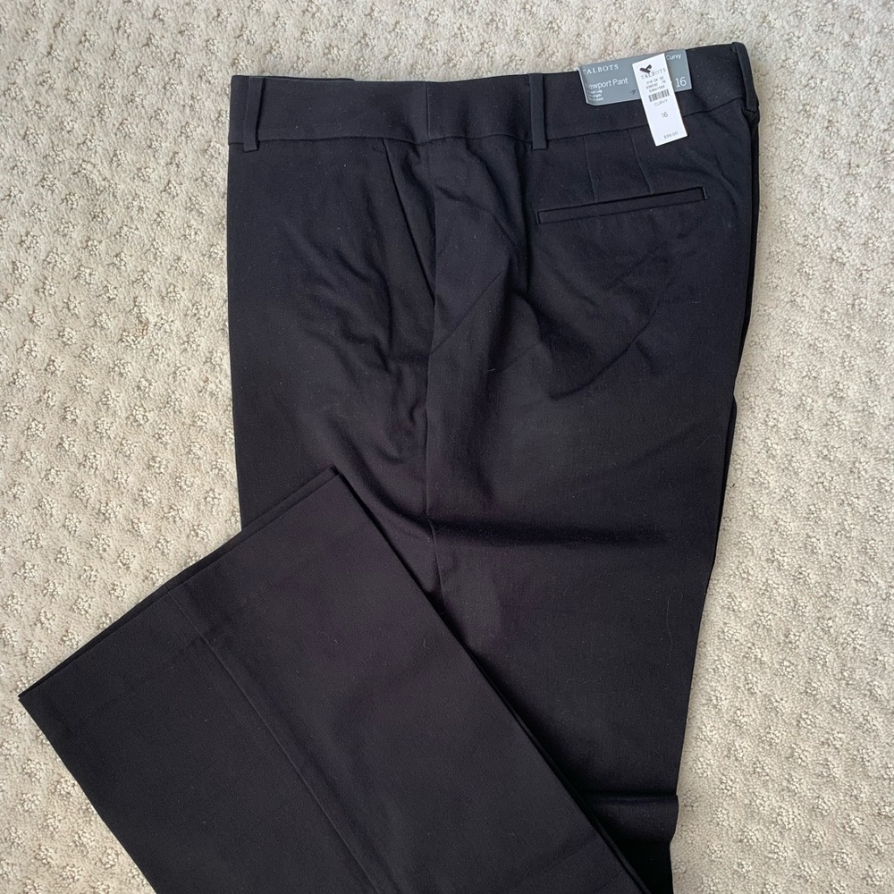 NWT Talbots Newport trouser leg pants - size 16